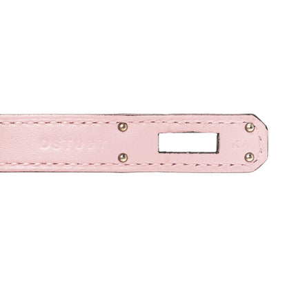 Hermes Swift Kelly Cut Clutch Pochette Rose Sakura 7 of 10