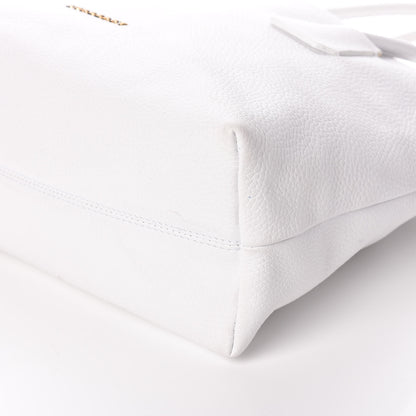 Burberry London Grainy Calfskin Medium Baynard Tote White 11 of 20
