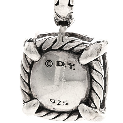 David Yurman Sterling Silver Diamond 10mm Chatelaine Drop Earrings 4 of 4