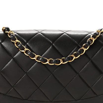 Chanel Lambskin Quilted Medium Single Flap Black 9 of 16