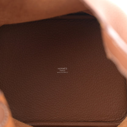 Hermes Taurillon Clemence Picotin Lock 22 MM Gold 5 of 10