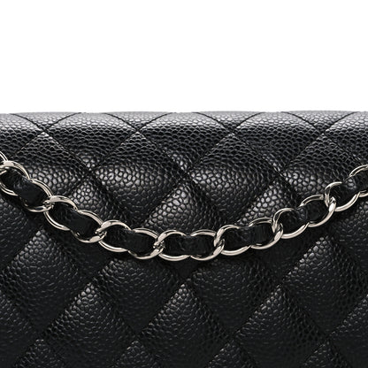 Chanel Caviar Quilted Medium Double Flap Black 8 of 10