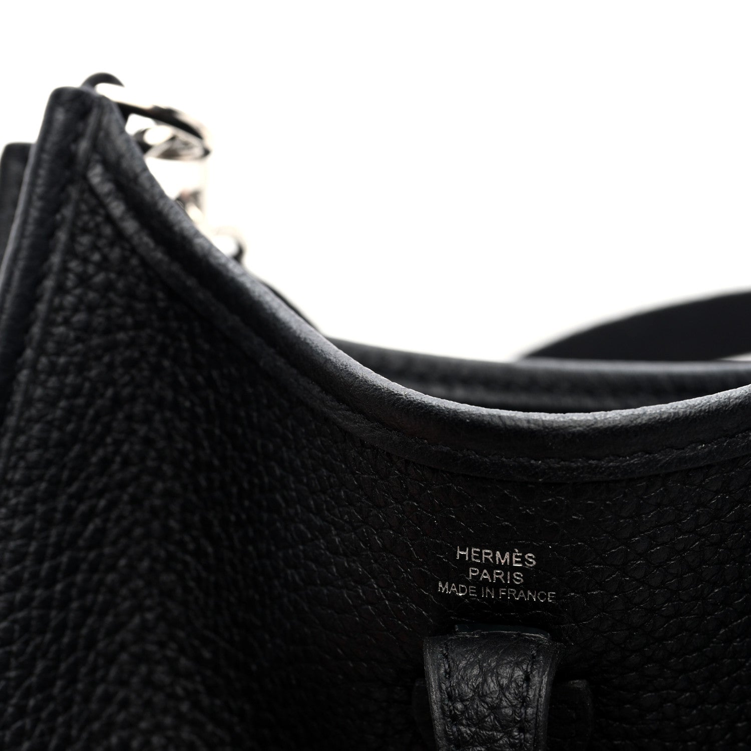 Hermes Taurillon Clemence Evelyne TPM Black 6 of 11