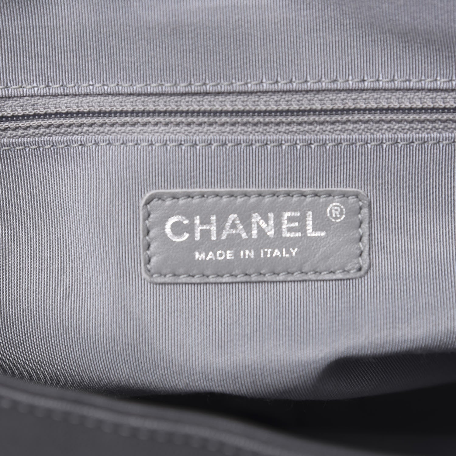 Chanel Crumpled Lambskin Quilted Medium Chain Around Flap Dark Grey 5 of 10