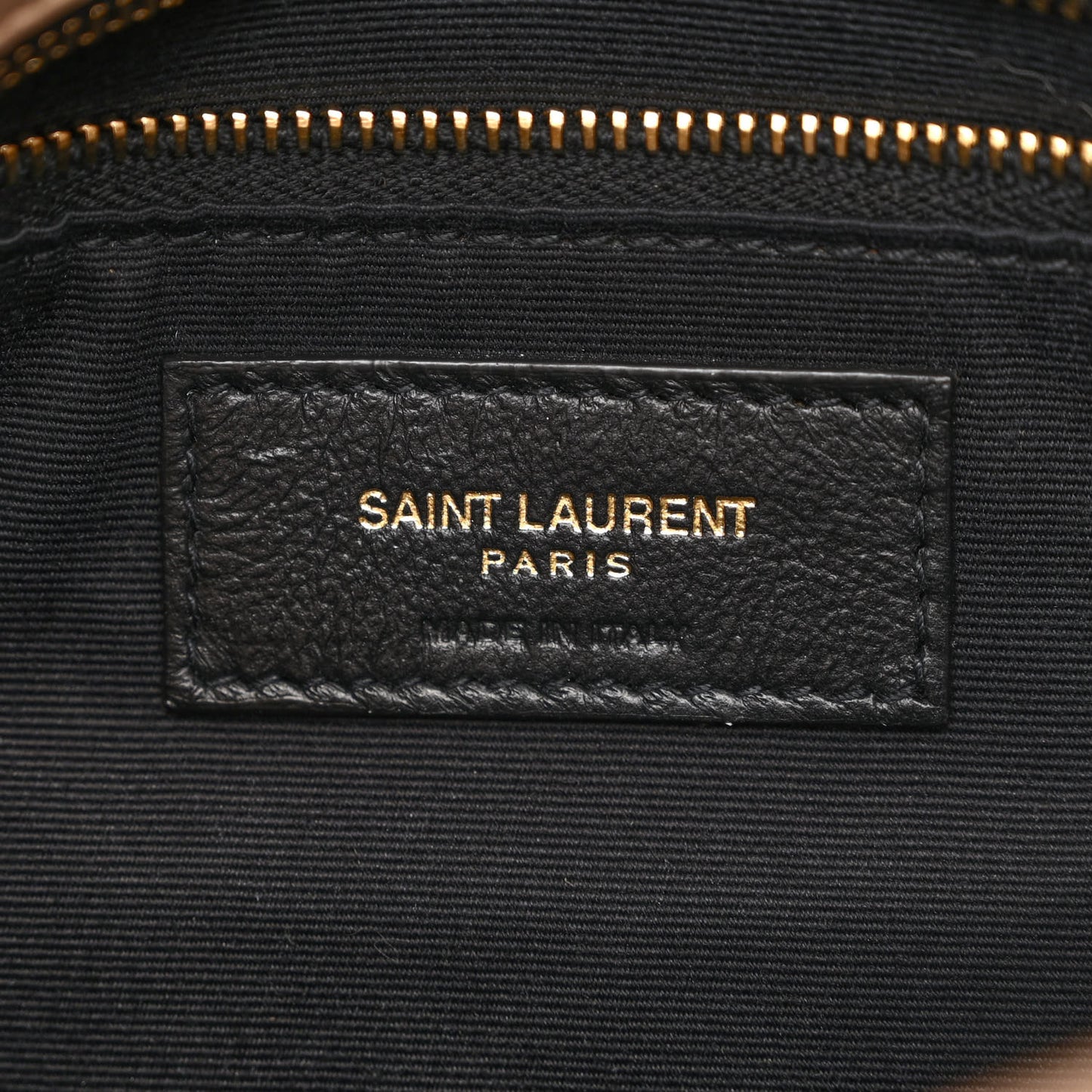 Lambskin Quilted Small Loulou Puffer Monogram Chain Satchel Dark Beige