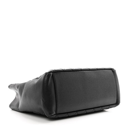 Chanel Caviar Quilted Grand Shopping Tote GST Black 4 of 11