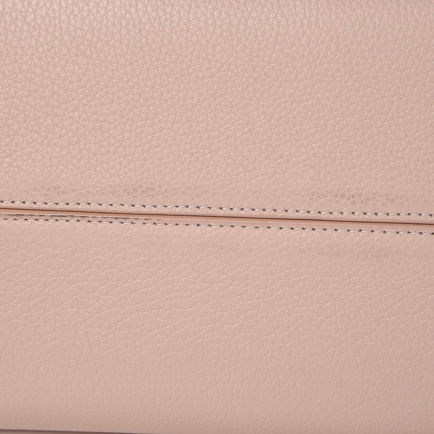 Grained Calfskin Bar Tote Pink