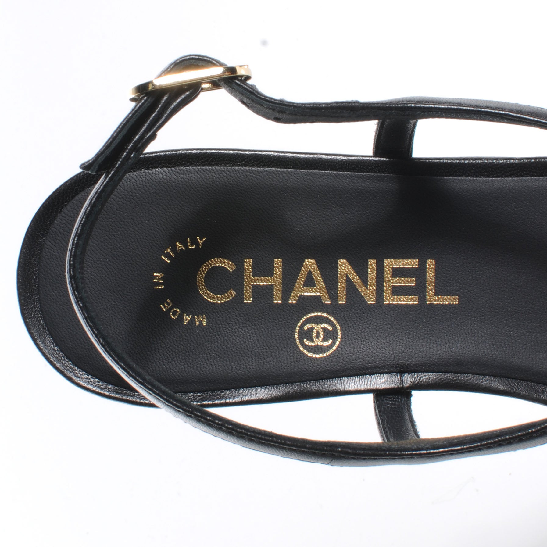 Chanel Lambskin Camellia Thong Sandals 39 6 of 7