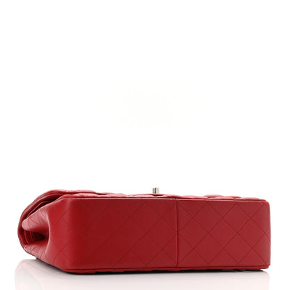 Chanel Lambskin Quilted Jumbo Double Flap Red 4 of 13