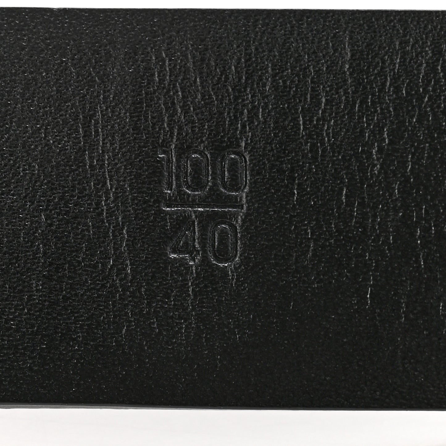 Calfskin CC Belt 100 40 Black