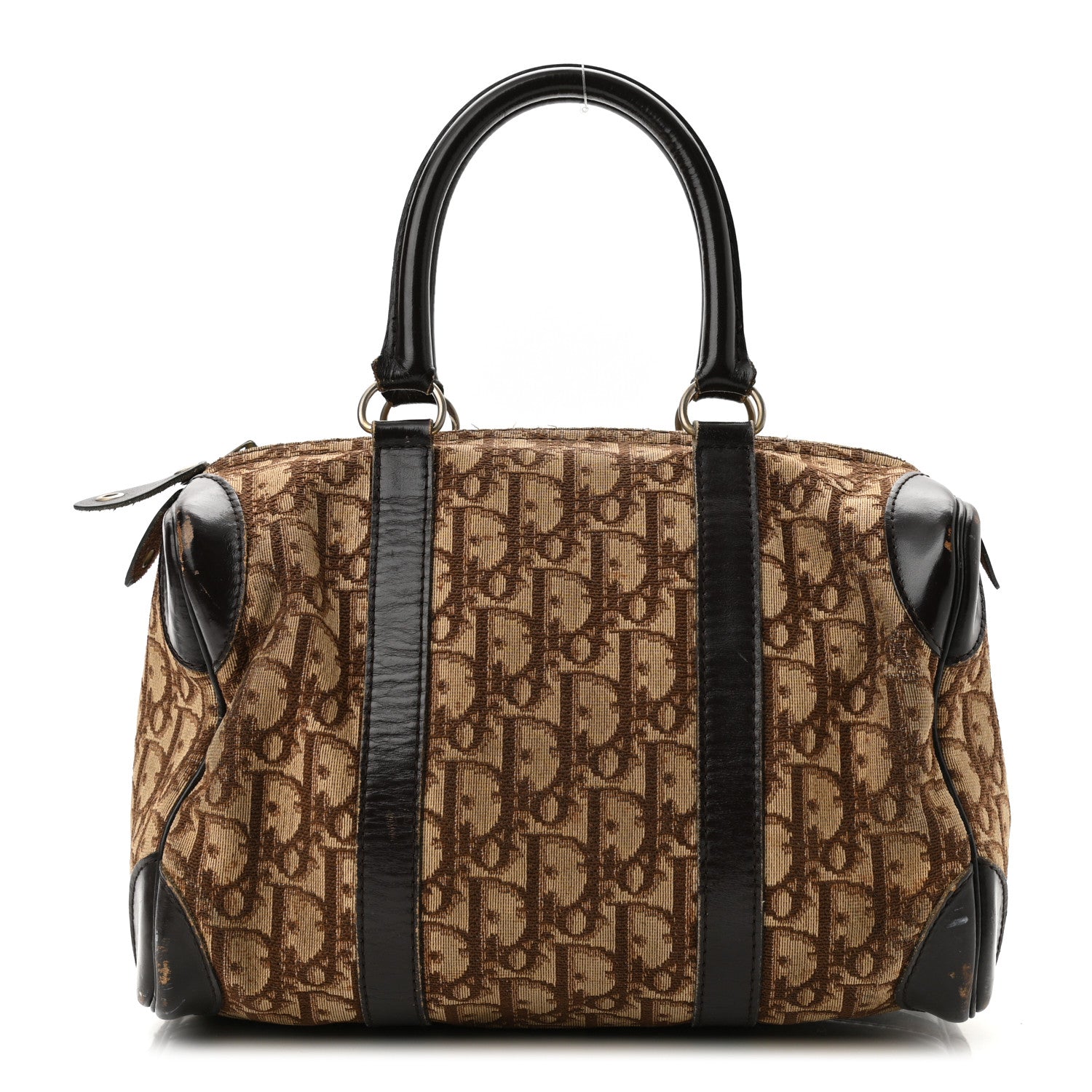 Christian Dior Monogram Boston Brown 1 of 12