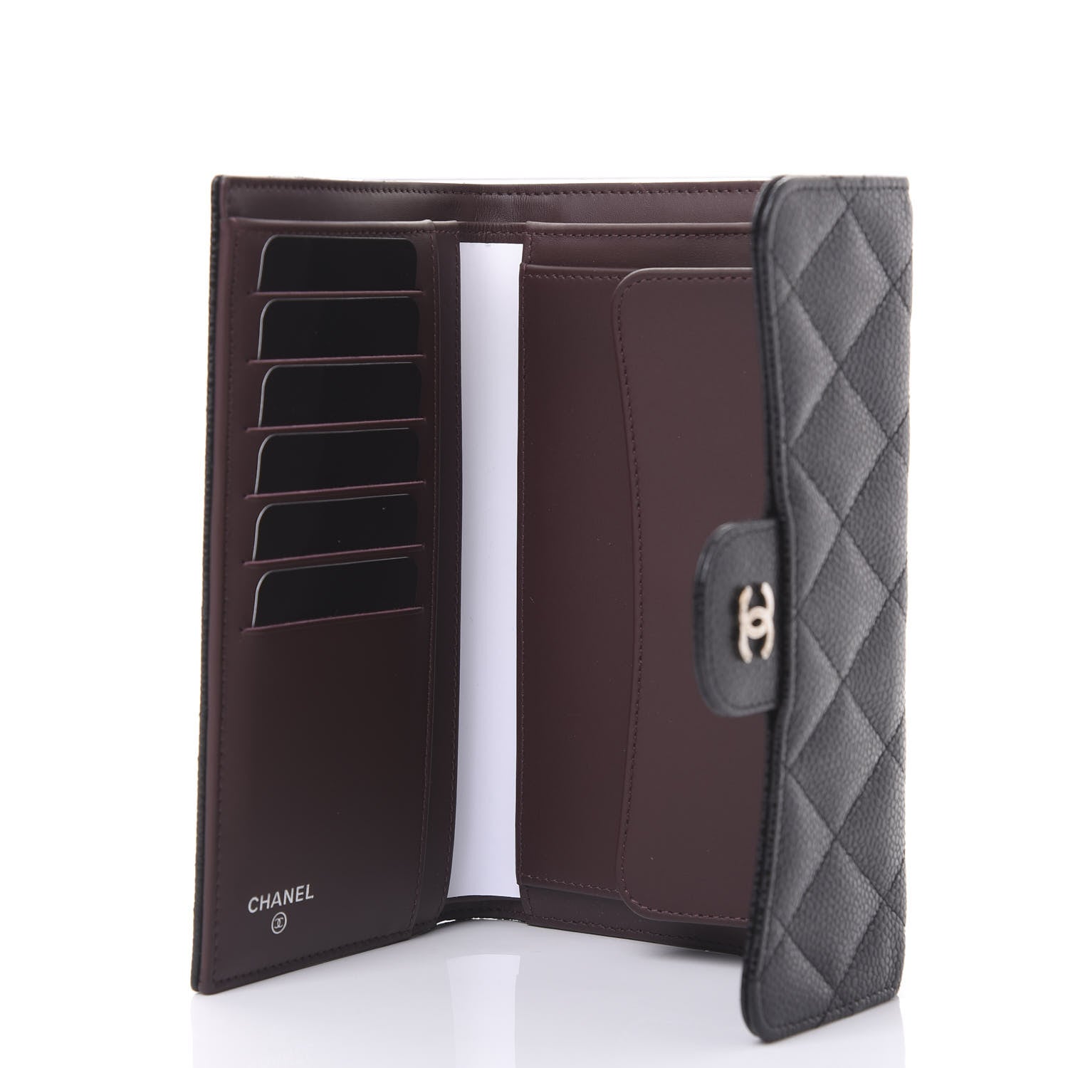 Chanel Caviar Quilted Large Flap Wallet Black 5 of 11