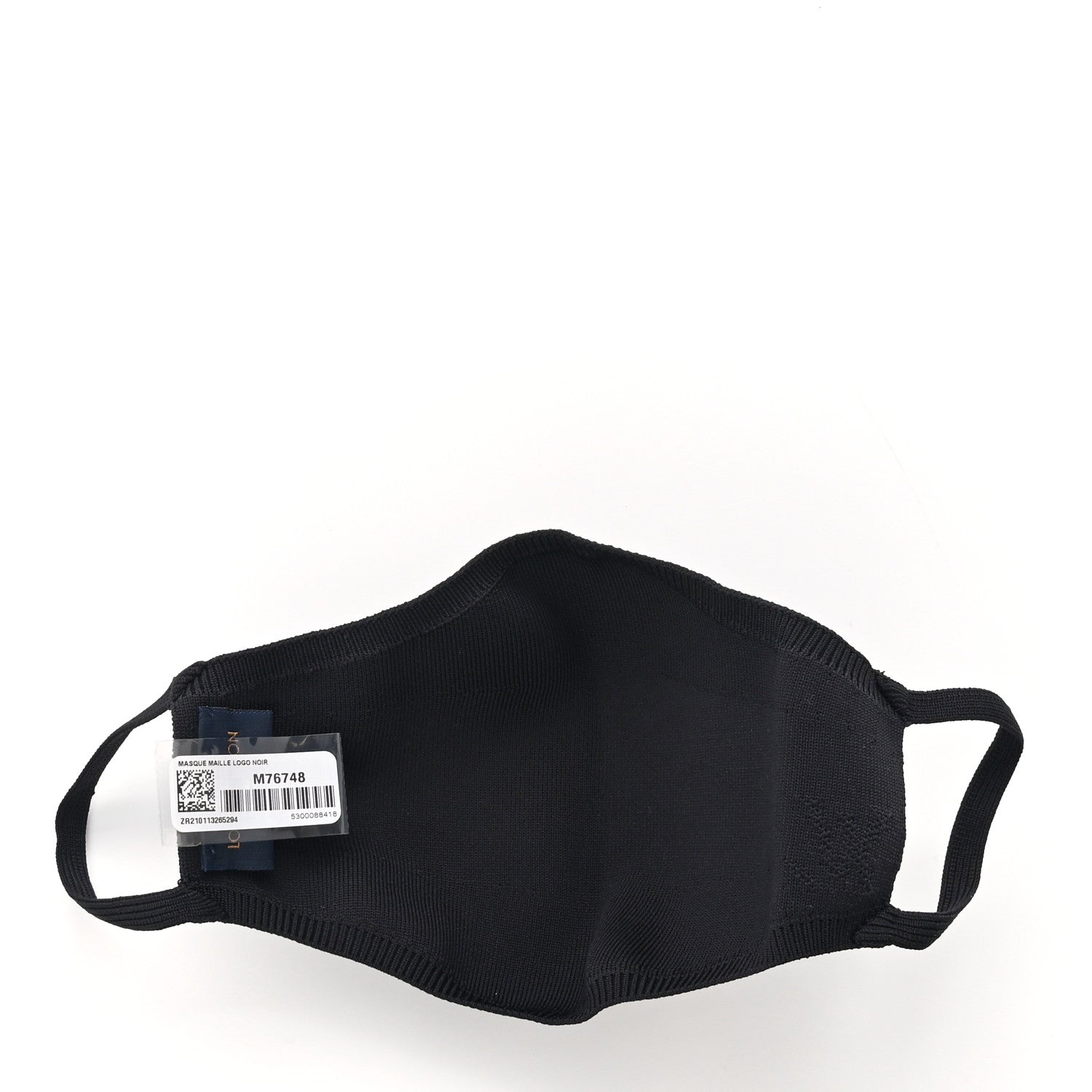 Louis Vuitton LV Initials Knit Face Mask Black 4 of 8