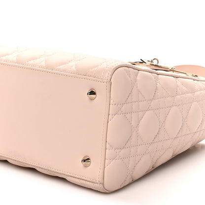 Christian Dior Lambskin Cannage Medium Lady Dior Light Pink 10 of 10