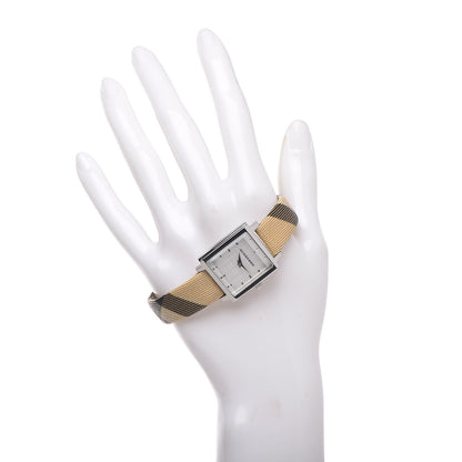 Burberry Stainless Steel Calfskin 24mm Nova Check Quartz Watch BU2016 2 of 7