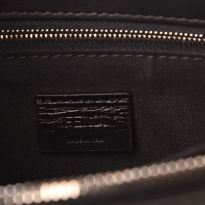 Fendi Calfskin Think Vocabulary Pouch Black 6 of 6