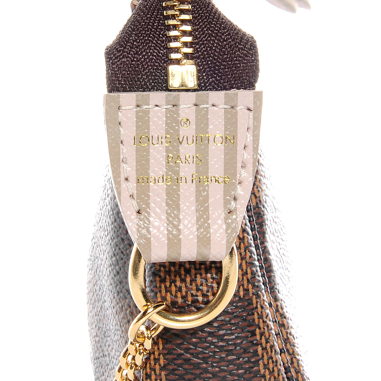 Damier Ebene Trunks and Locks Mini Pochette Accessories