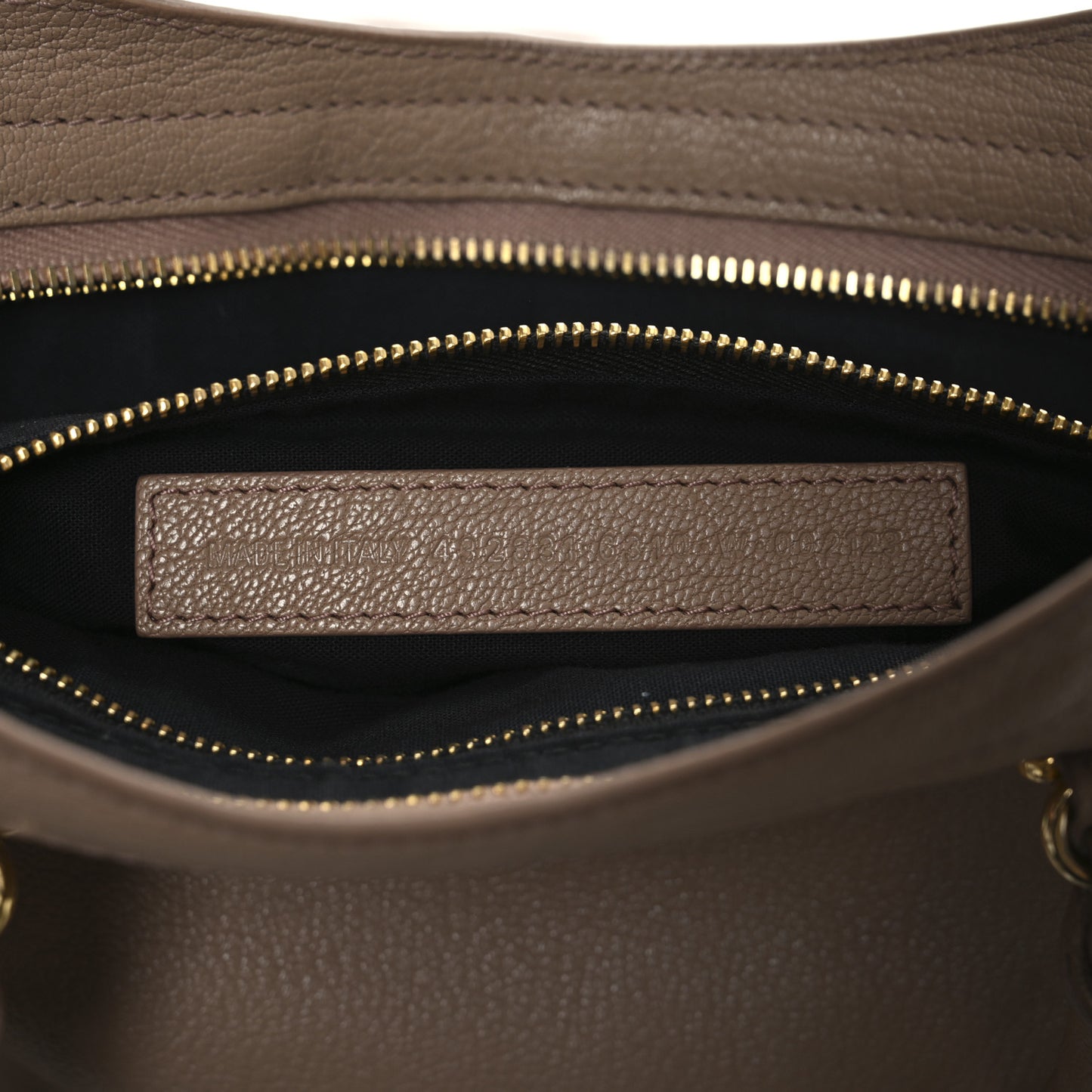 Chevre Gold Metallic Edge Hardware S City Rose Des Sables