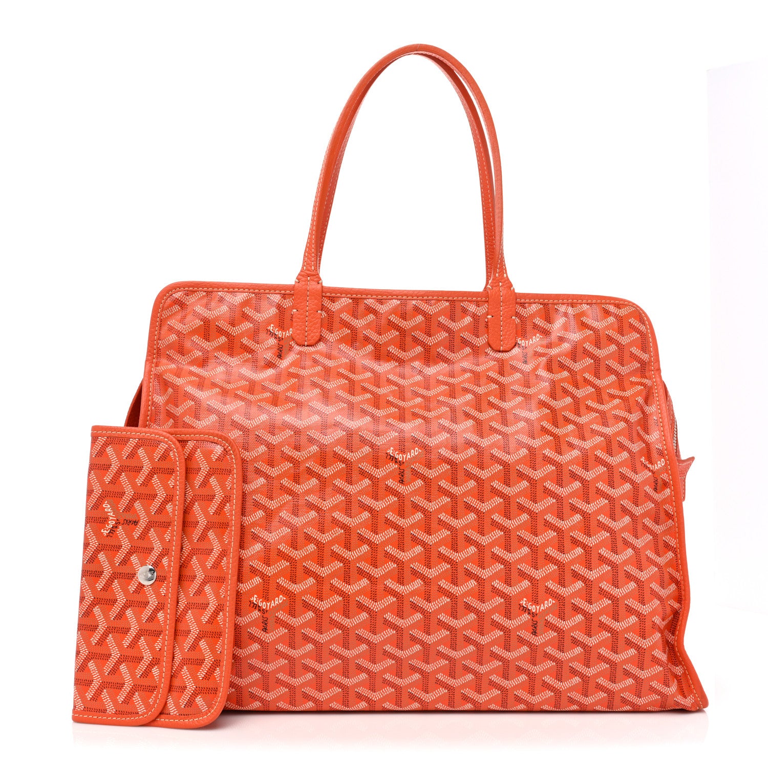 Goyard Goyardine Sac Hardy Pet Carrier PM Orange 1 of 13