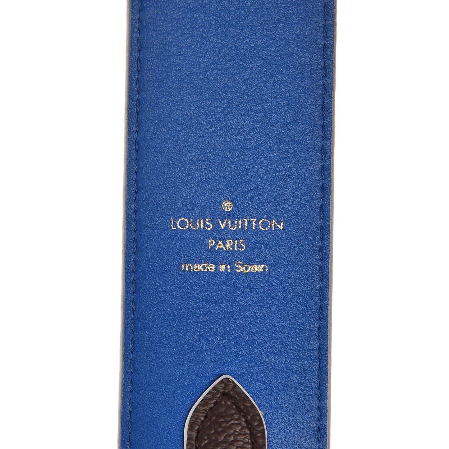 Monogram Bandouliere Shoulder Strap Blue