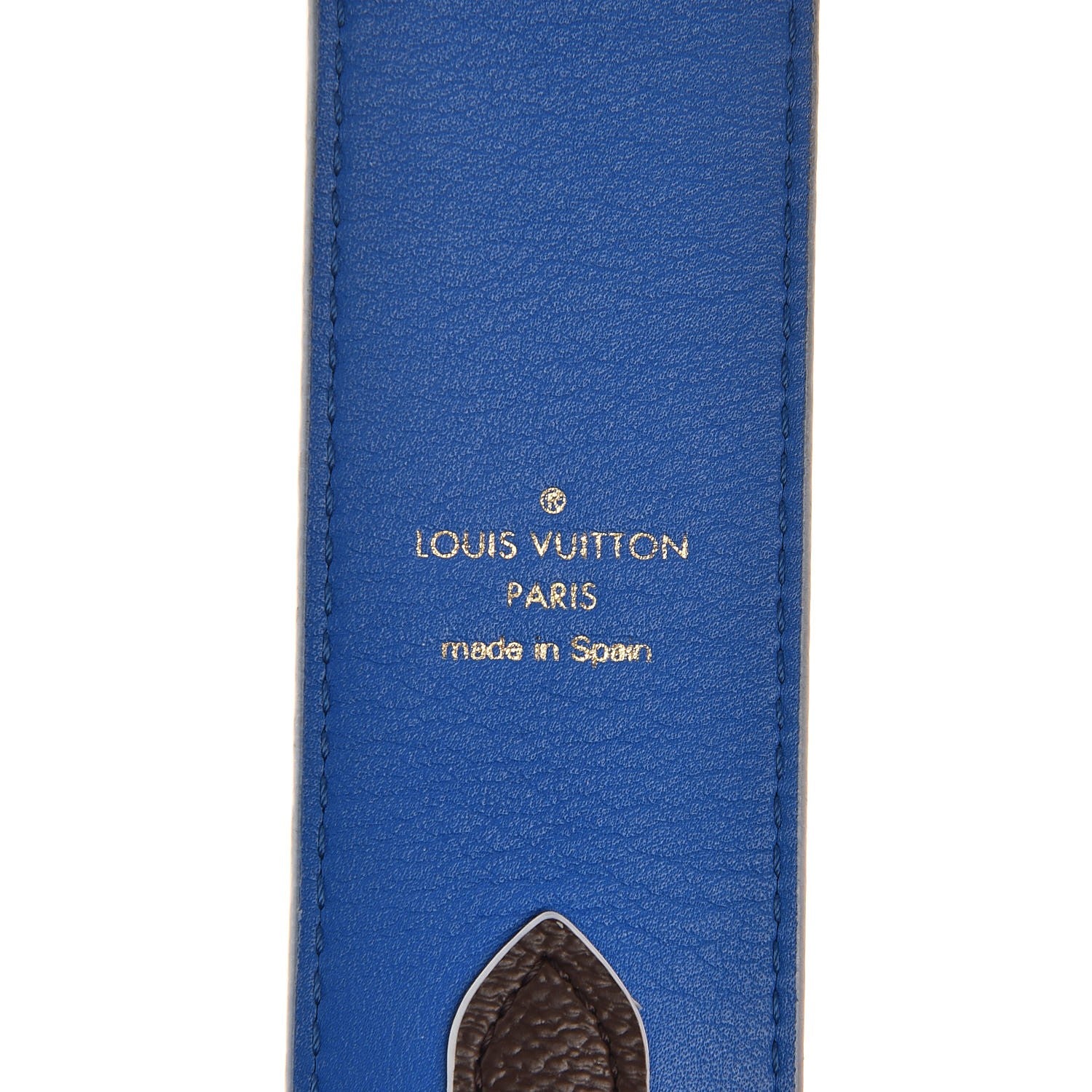 Louis Vuitton Monogram Bandouliere Shoulder Strap Blue 3 of 6