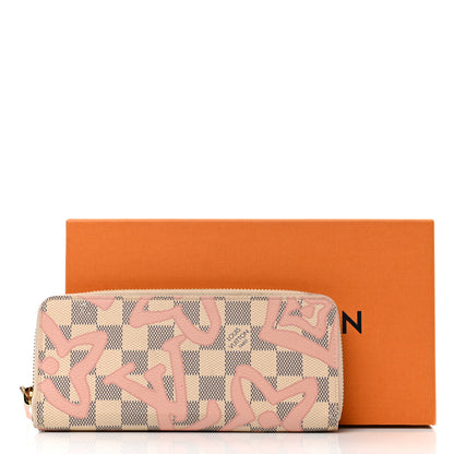 Louis Vuitton Damier Azur Tahitienne Clemence Wallet 12 of 12