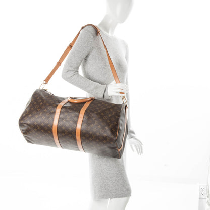 Louis Vuitton Monogram Keepall Bandouliere 55 2 of 11