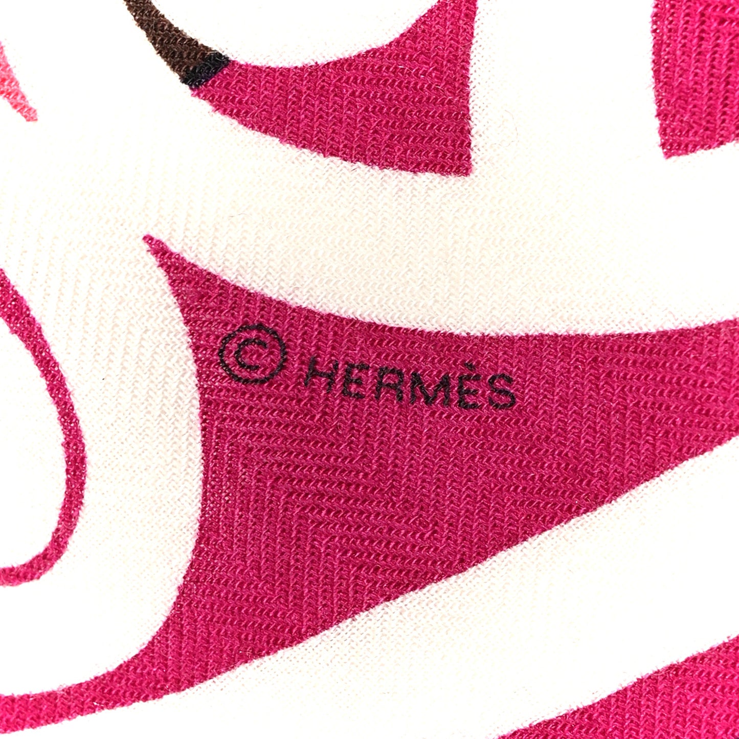 Cashmere Silk Kawa Ora Shawl 140 Fuchsia Marron Jaune