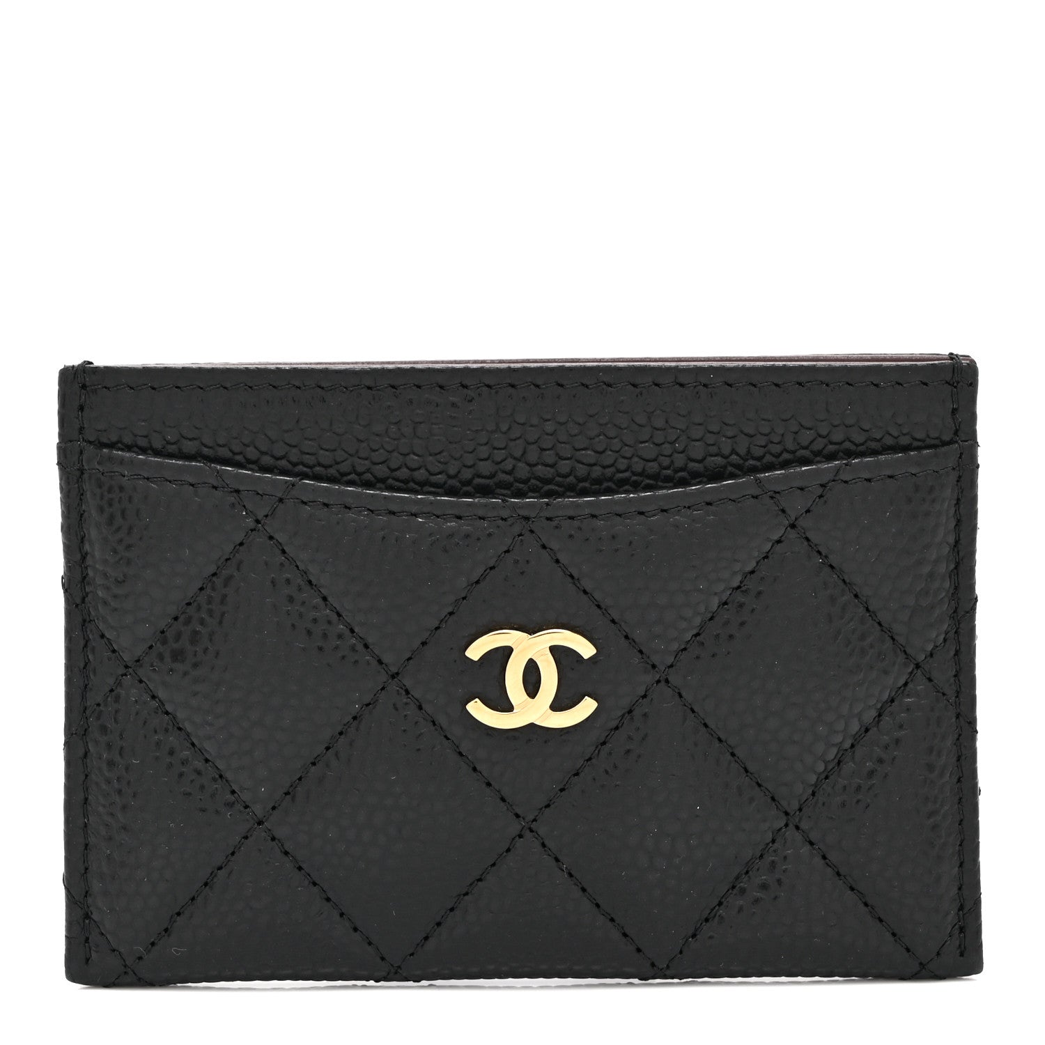 Chanel Caviar Quilted Card Holder Black 1 of 9