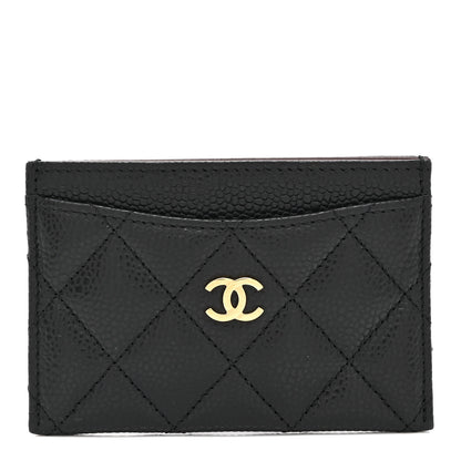 Chanel Caviar Quilted Card Holder Black 1 of 9