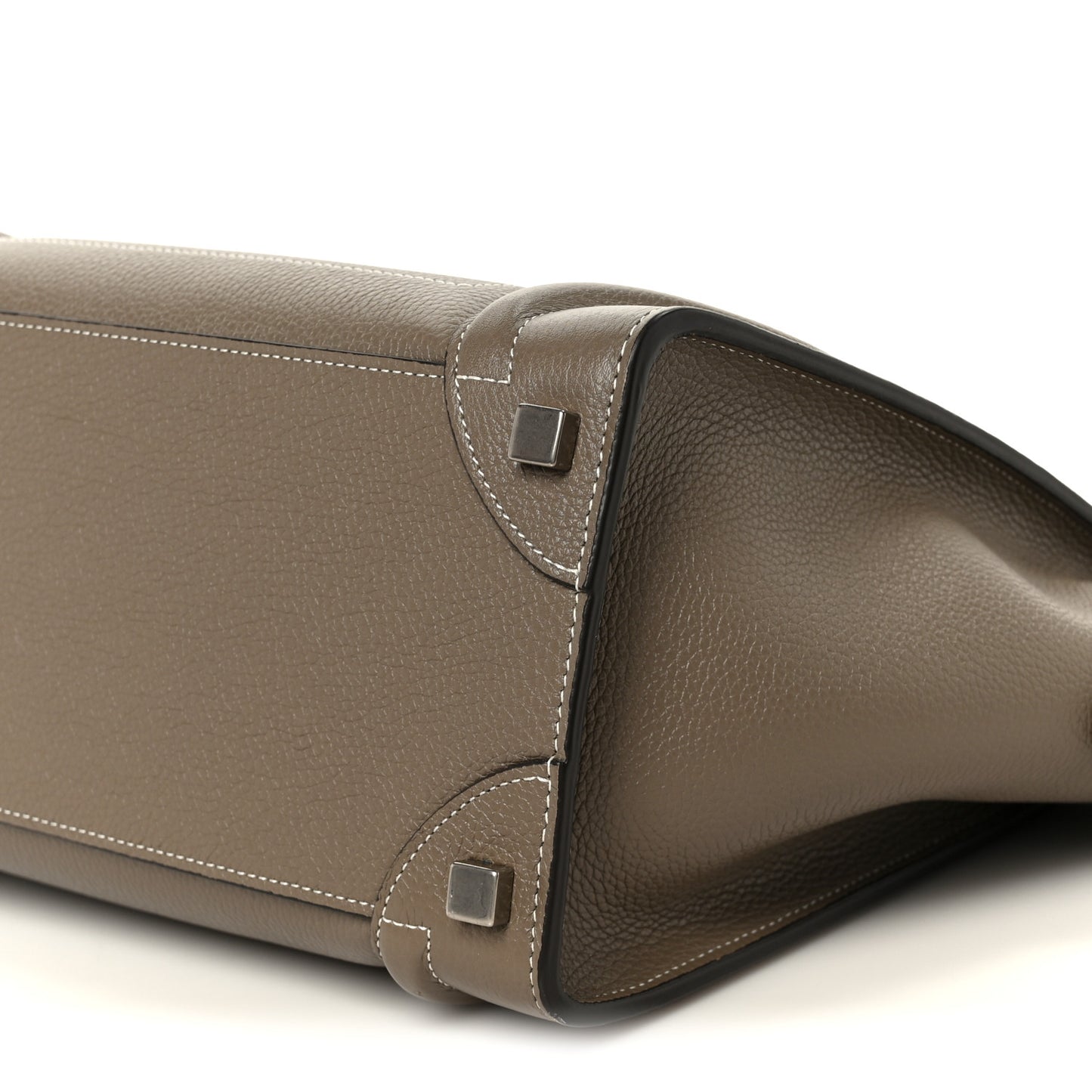 Drummed Calfskin Micro Luggage Souris