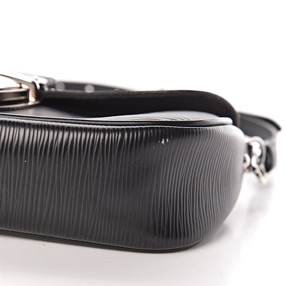Louis Vuitton Epi Montaigne Clutch Black 9 of 10