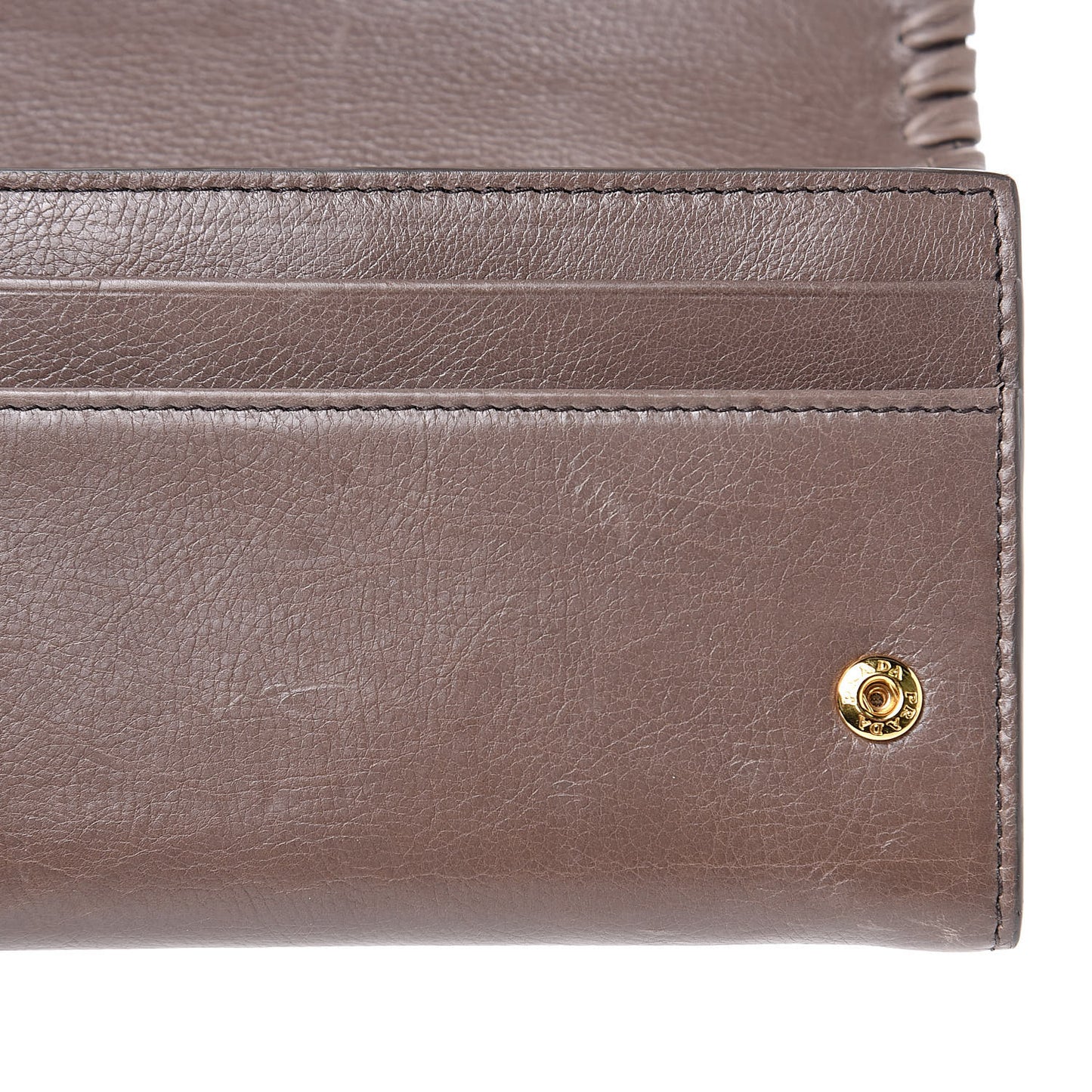 Glace Infilature Flap Wallet Argilla Pomice