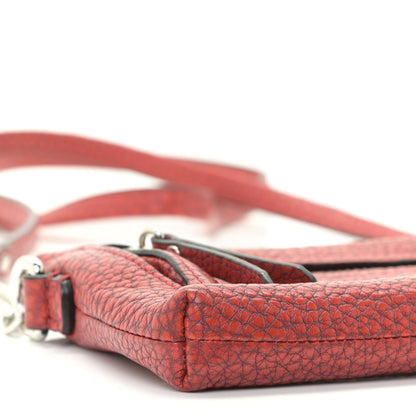 Burberry Grainy Calfskin Mini Rossett Bodybrit Biker Crossbody Red 6 of 9