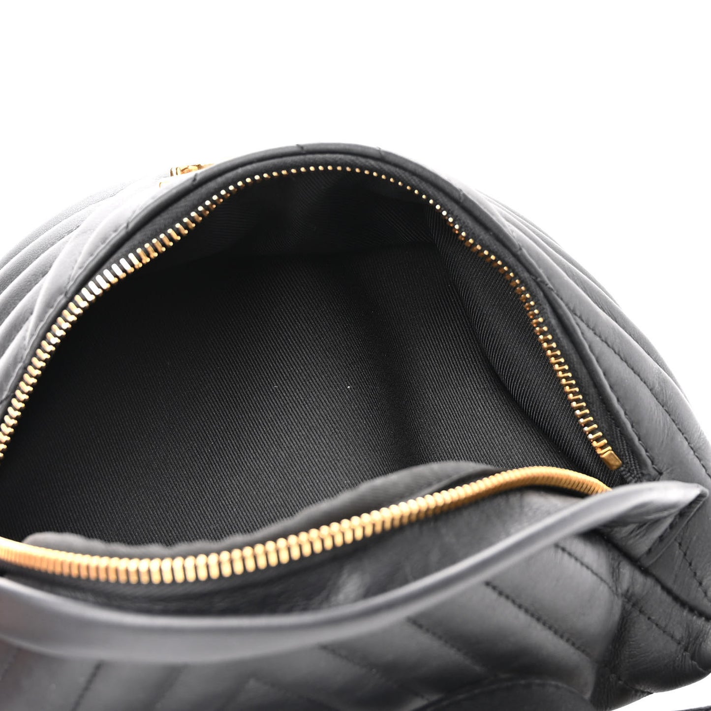 Calfskin Quilted New Wave Bumbag Black
