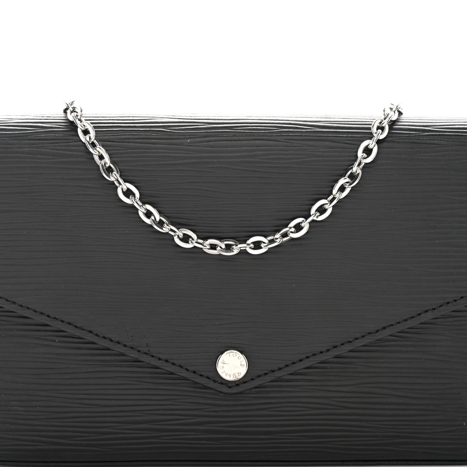 Louis Vuitton Epi Pochette Felicie Black 11 of 12