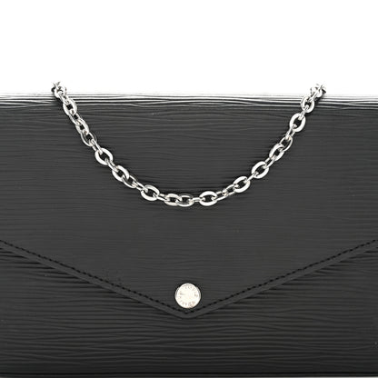 Louis Vuitton Epi Pochette Felicie Black 11 of 12