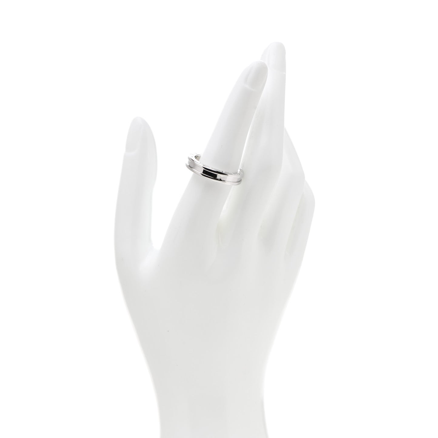 18K White Gold B.Zero1 One-Band Ring 58 8.5