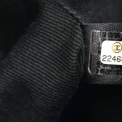 Chanel Caviar Quilted Medium CC Bucket Bag Dark Blue 7 of 13