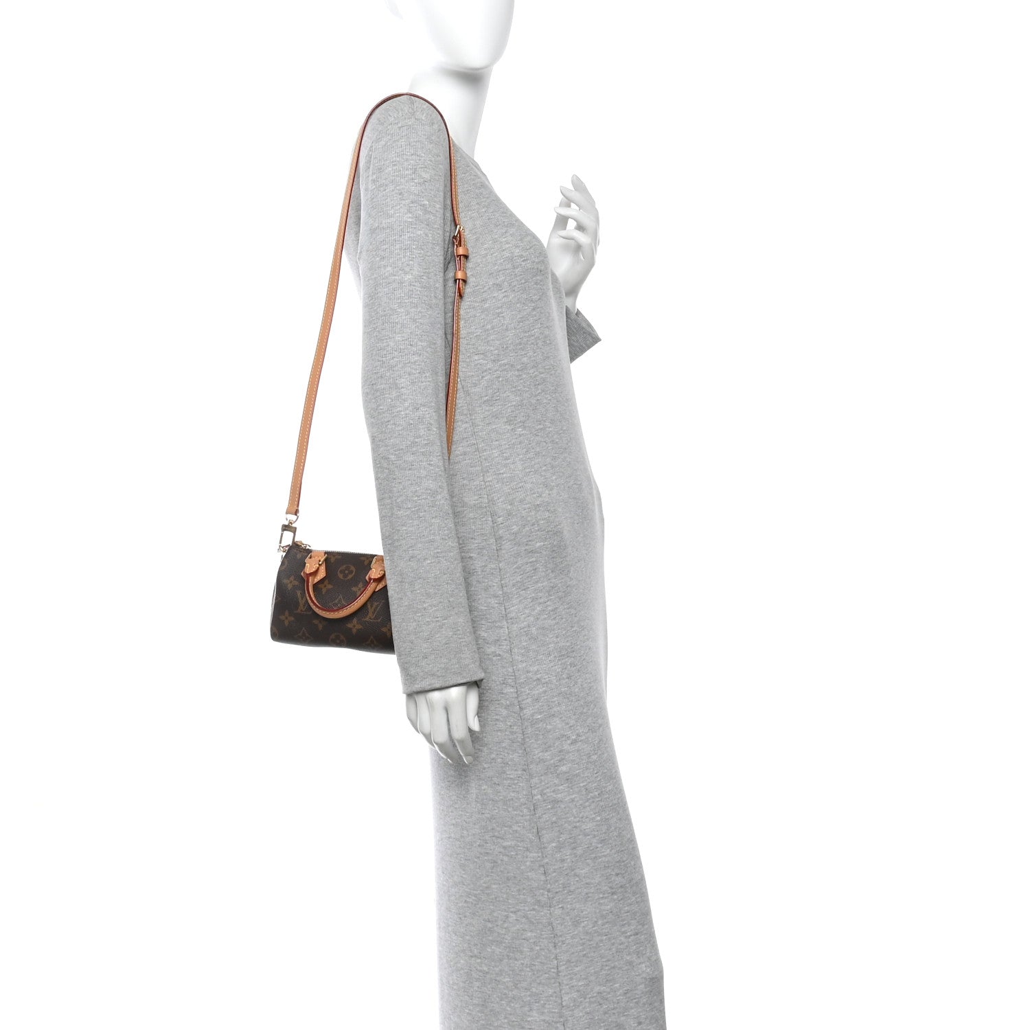 Louis Vuitton Monogram Nano Speedy Bandouliere 2 of 12