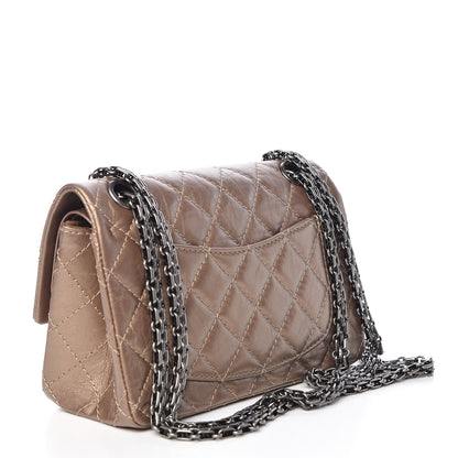 Chanel Metallic Calfskin Quilted 2.55 Reissue 224 Flap Gold 3 of 11