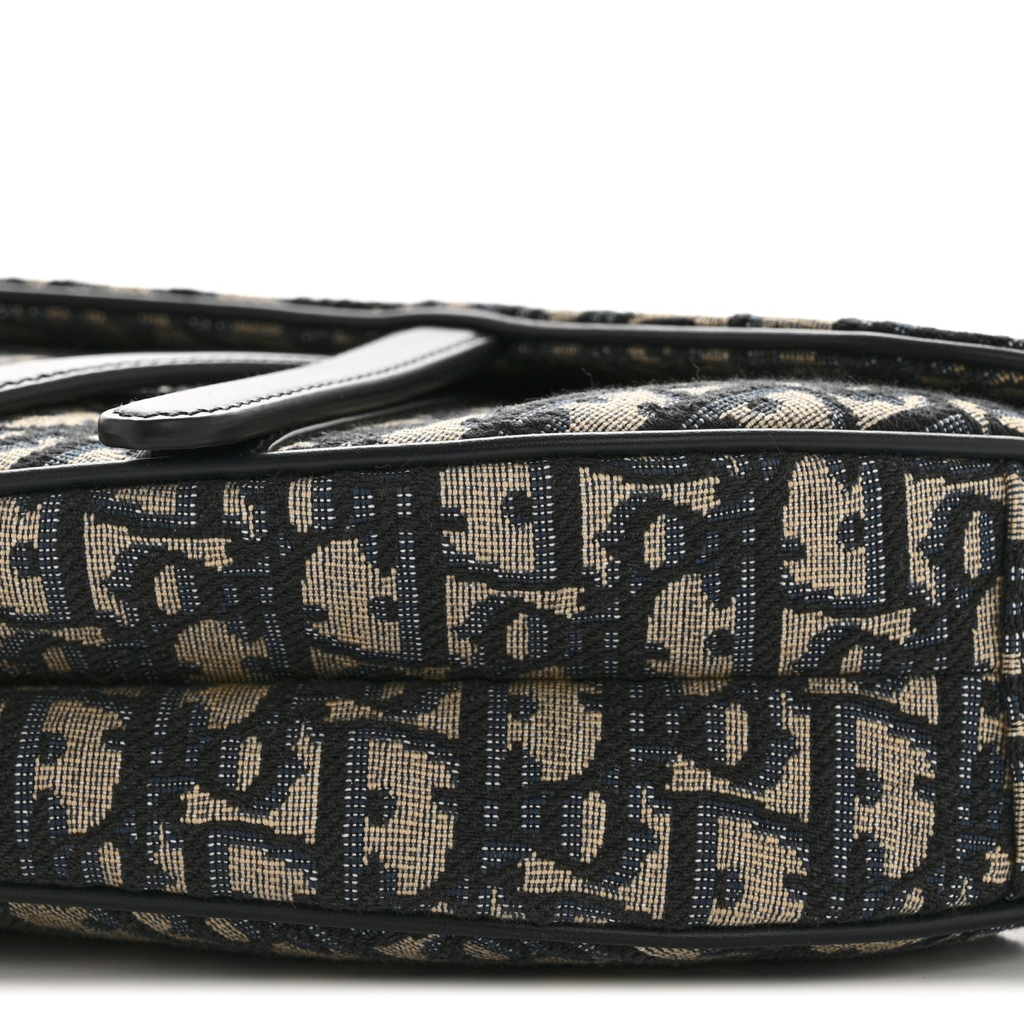 Oblique Saddle Bag With Strap Blue