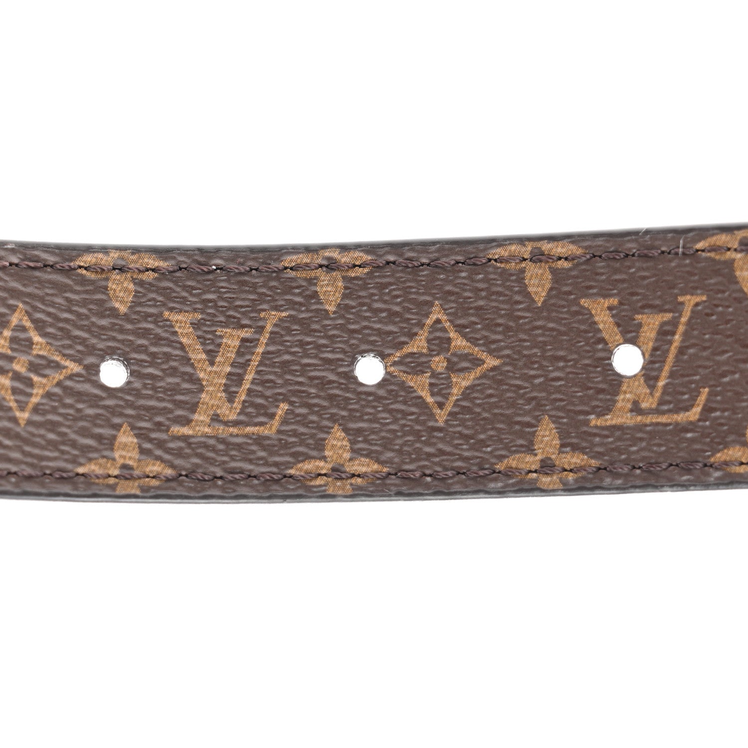 Louis Vuitton Calfskin Monogram 25mm LV Iconic Reversible Belt 75 30 Black 5 of 6