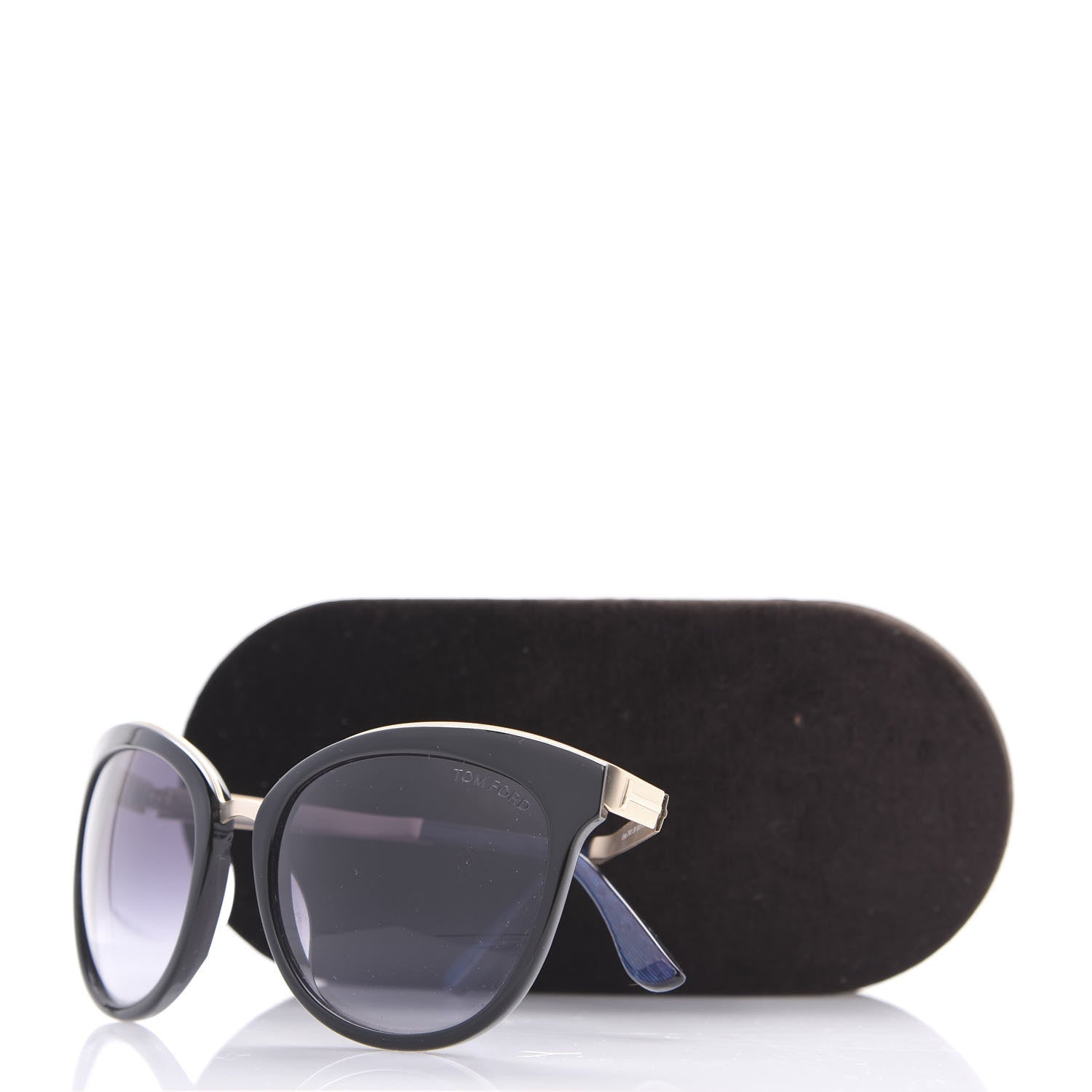 Tom Ford Emma Cat Eye Polarized Sunglasses TF461 Black 8 of 8