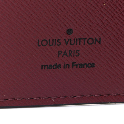 Louis Vuitton Damier Ebene Juliette Wallet Bordeaux Black 6 of 7