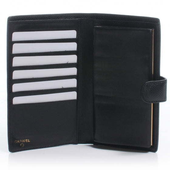 Chanel Caviar CC Wallet Black 5 of 8