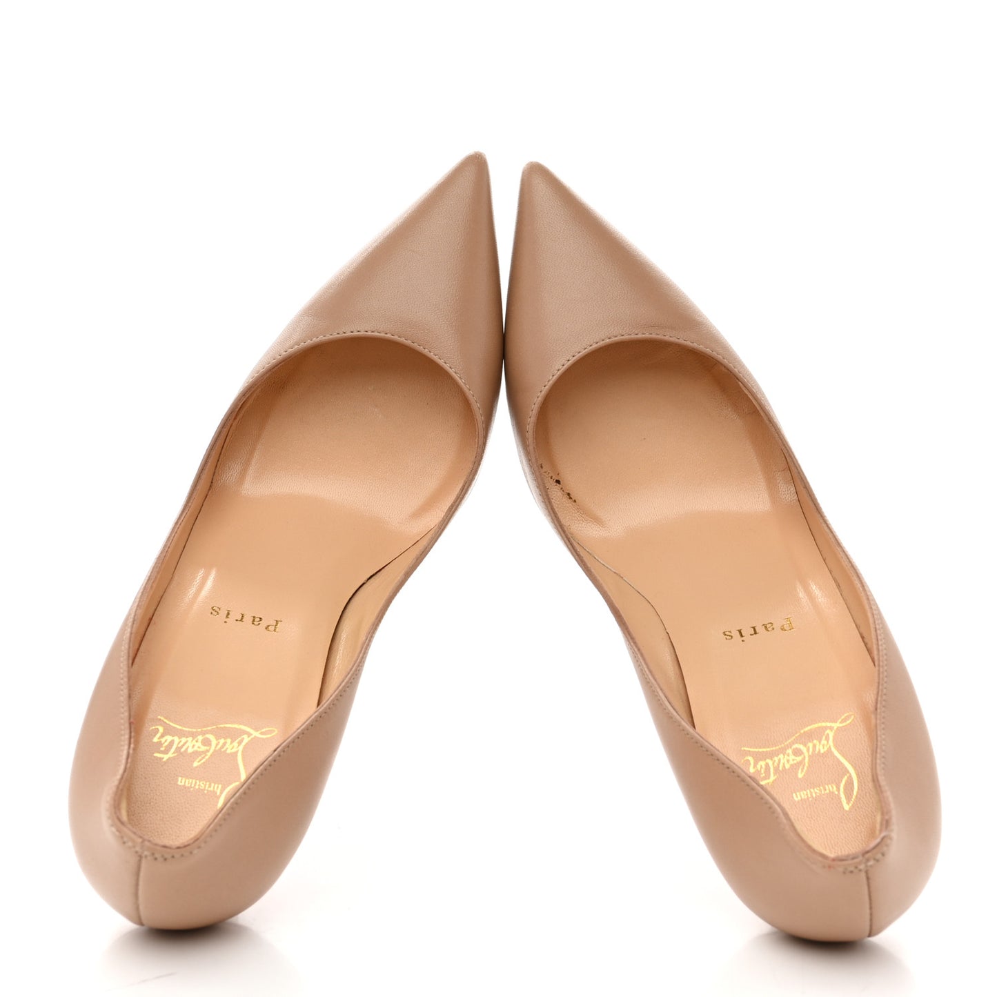 Nappa Apostrophy 100 Pumps 38 Nude