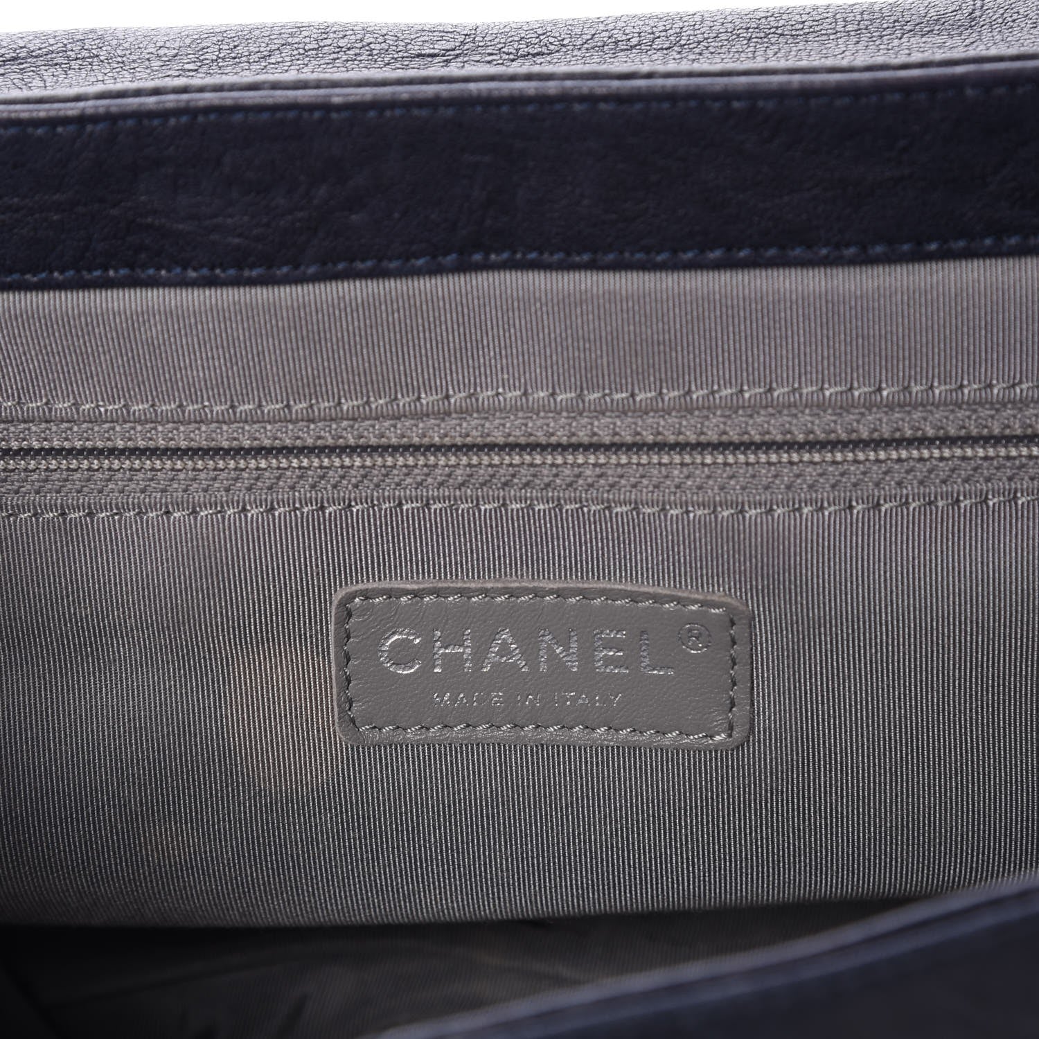 Chanel Washed Lambskin Quilted Medium Chain Around Messenger Blue 6 of 9