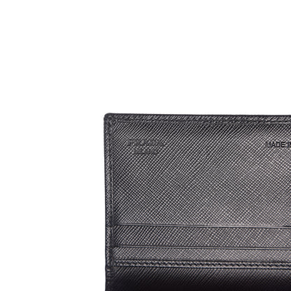 Prada Saffiano Oro Card Holder Black 6 of 8