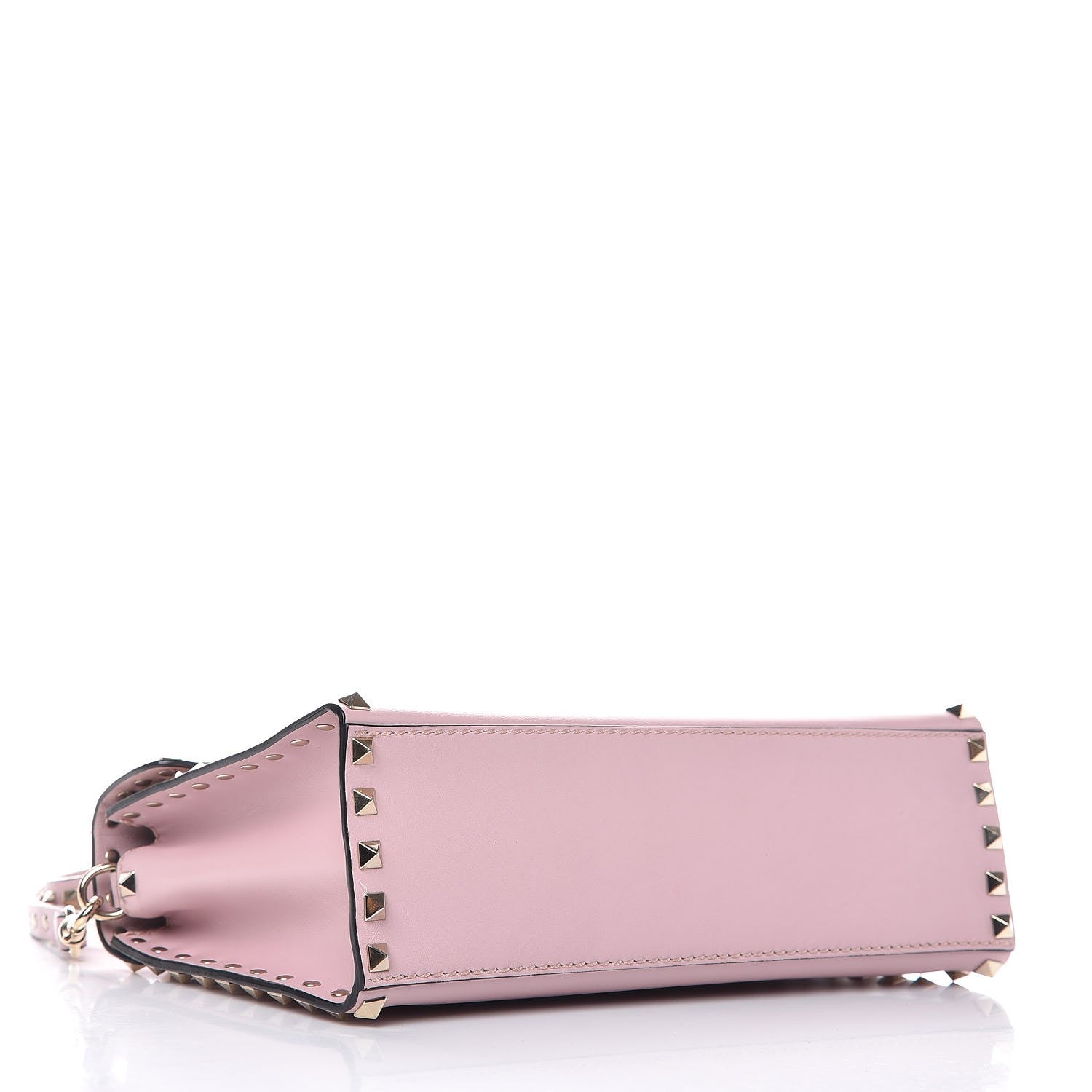 Valentino Garavani Vitello Small Rockstud Single Handle Flap Bag Cipria 4 of 6
